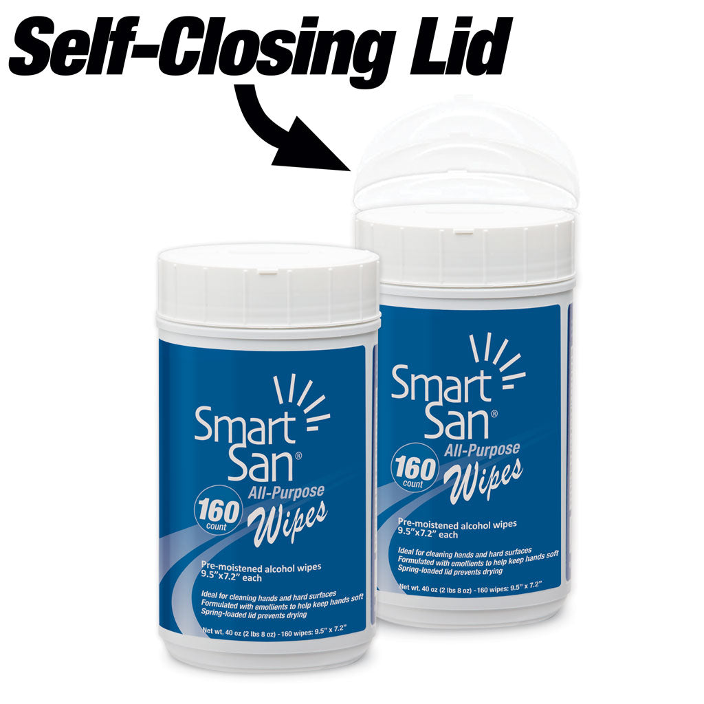 Smart-San Wipes Self-Closing Lid
